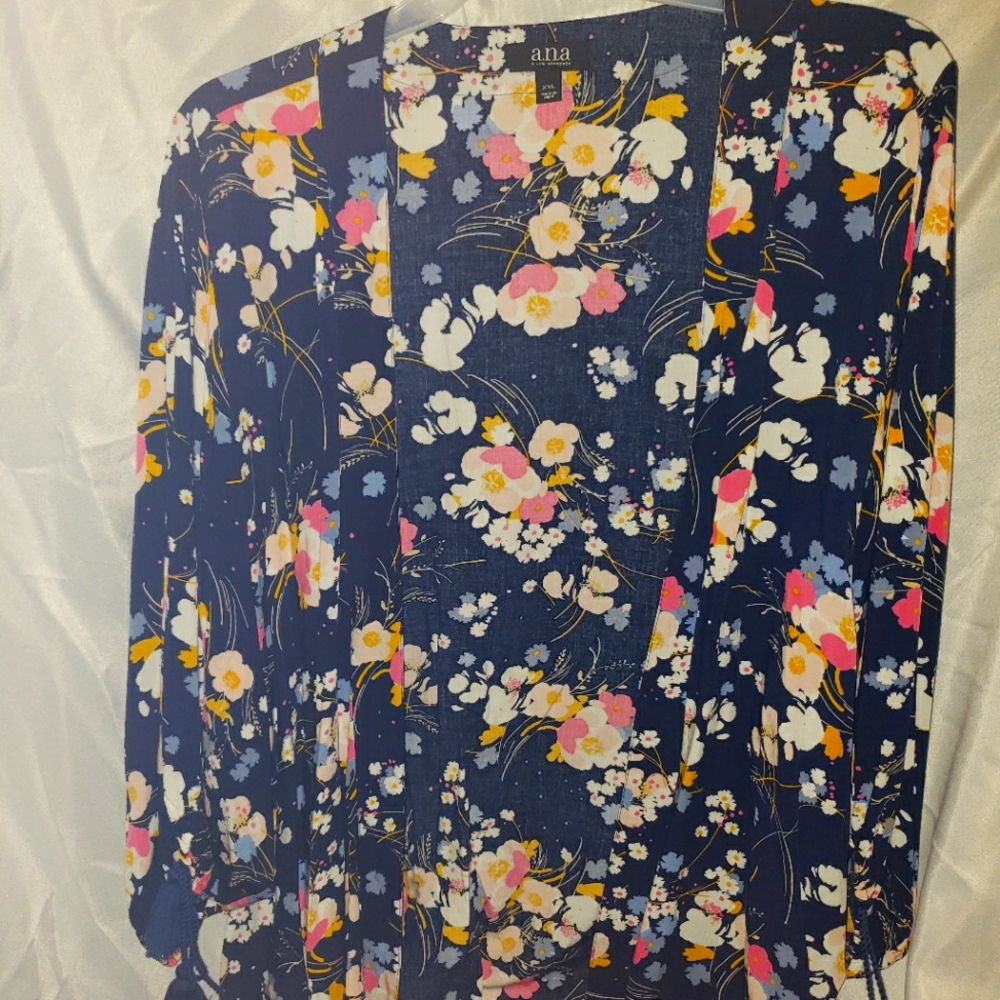 Floral Cover Up XXL NWT Ana